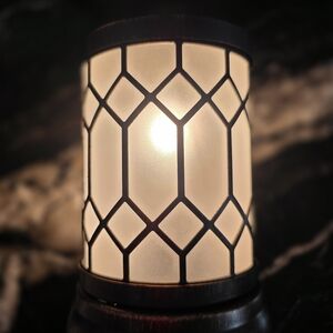 Elegant Black and Cream Lantern